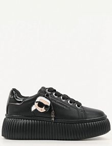 Sneakersy Karl Lagerfeld  czarne damskie KL42376T.00X