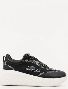 Sneakersy Karl Lagerfeld  czarne damskie KL64418.400