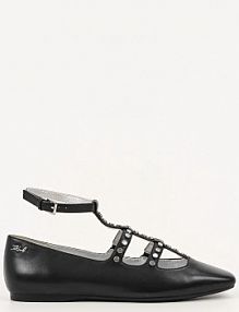Baleriny Karl Lagerfeld  czarne KL40189.000