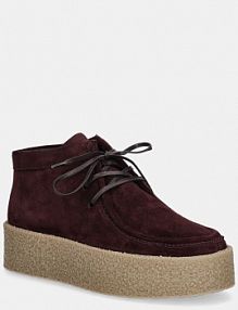 Półbuty sznurowane Kennel & Schmenger  bordowy damskie 61.26570.663