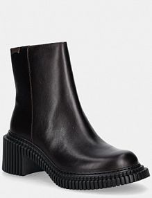 Botki na obcasie Camper  bordowy K400804.004