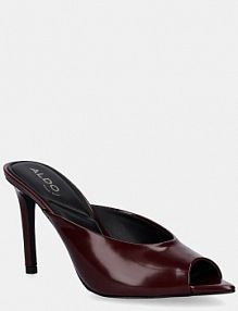 Klapki eleganckie ALDO  bordowy 14053641.ELEN