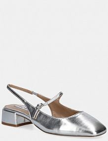 Sandały na obcasie Steve Madden  srebrne 11003298.751