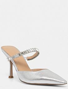 Klapki eleganckie Steve Madden  srebrne 11003897.047