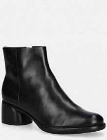 Botki na obcasie ECCO  czarne 222413.01001