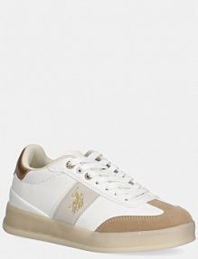 Sneakersy U.S. Polo Assn.  białe damskie CAMPYW004W.EY