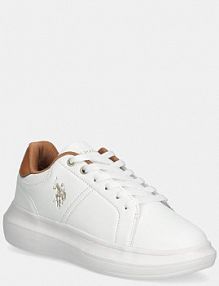 Sneakersy U.S. Polo Assn.  białe damskie CHELIS002W.EY