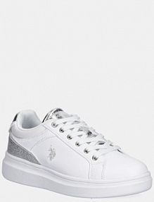 Sneakersy U.S. Polo Assn.  białe damskie CODY015W.EYN1