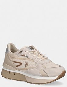 Sneakersy U.S. Polo Assn.  beżowe damskie VICKY001W.ETS
