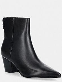 Botki na obcasie Guess  czarne FLFHAL.LEA10.
