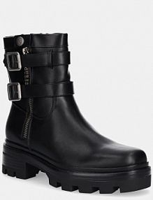 Botki Guess  czarne damskie FLFLYN.ELE10.