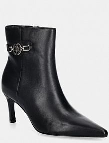 Botki na obcasie Guess  czarne FLFPAI.LEA10.