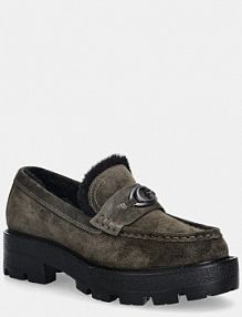 Mokasyny Guess  zielone damskie FLFYKY.SUE14.