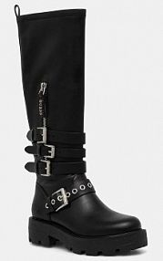 Kozaki Guess  czarne damskie FLFYNK.ELE11.