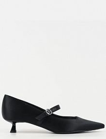 Sandały na obcasie Karl Lagerfeld  czarne KL30118.S00