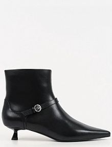 Botki na obcasie Karl Lagerfeld  czarne KL30168.000