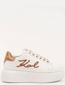 Sneakersy Karl Lagerfeld  białe damskie KL42372C.014