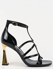 Sandały na obcasie Karl Lagerfeld  czarne KL32001.1BP