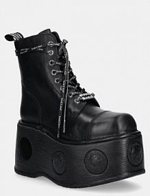 Botki New Rock  czarne damskie M.MILI083CCT.