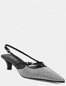 Szpilki MICHAEL Michael Kors  srebrne 40F5SLMP1S.00