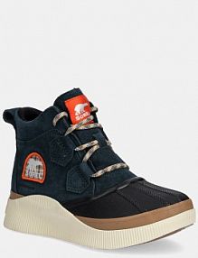 Botki Sorel  zielone damskie 2088161494