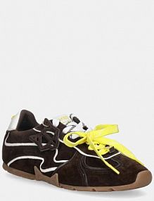 Sneakersy Naked Wolfe  brązowe damskie Adored.Brown