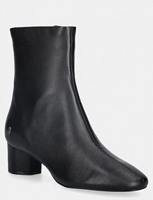 Botki na obcasie Nokwol  czarne Alyssa.Black.