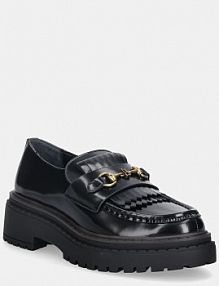 Mokasyny Nokwol  czarne damskie Perry.Black.B