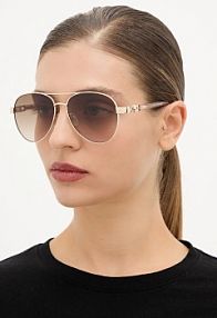 Okulary Kurt Geiger London  złote damskie 4739661999