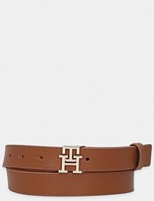 Pasek Tommy Hilfiger  brązowy damski AW0AW17496