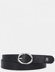 Pasek Tommy Hilfiger  czarny damski AW0AW17931