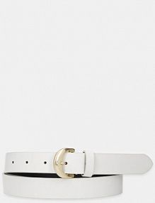 Pasek Calvin Klein  beżowy damski LV04K7015G