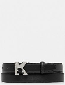 Pasek Karl Lagerfeld Jeans  czarny damski A3W33120