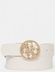 Pasek Guess  biały damski BW9253.P5335