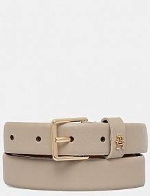 Pasek Tommy Hilfiger  beżowy damski AW0AW17756