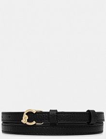 Pasek Coccinelle  czarny damski E3.SSL.11.23.