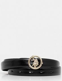 Pasek U.S. Polo Assn.  czarny damski AIU2L2648WB4