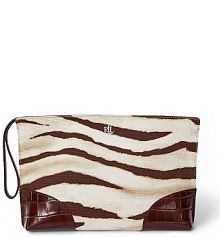 Saszetka na ramię Lauren Ralph Lauren  brązowa damska 432974536