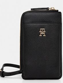 Portfel Tommy Hilfiger  czarny damski AW0AW17512