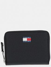 Portfel Tommy Jeans  czarny damski AW0AW17584