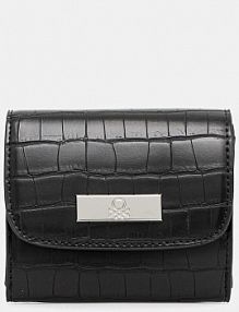 Portfel United Colors of Benetton  czarny damski 62Y9DY082