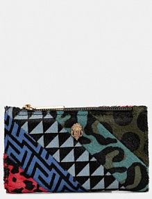 Portfel Kurt Geiger London  niebieski damski 4704169189