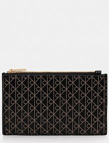 Portfel Calvin Klein  czarny damski LV04F1084G