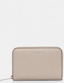 Portfel Calvin Klein  beżowy damski LV04F1091G