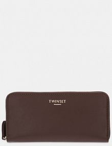 Portfel Twinset  brązowy damski 252TD8392