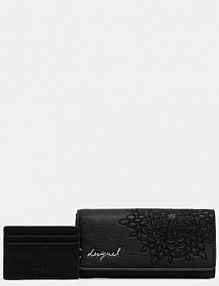 Portfel Desigual  czarny damski 25WAYP35
