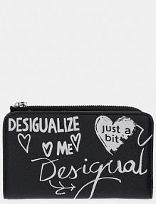 Portfel Desigual  czarny damski 25WAYP44
