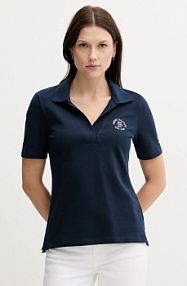 Koszulka polo Tommy Hilfiger  granatowa damska WW0WW45807