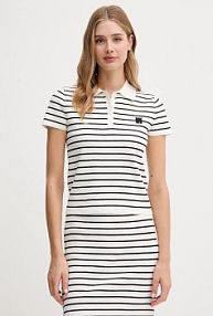 Koszulka polo DKNY  biała damska DJ5R0728
