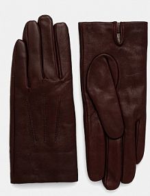 Rękawiczki skórzane MM  czerwone 2526566018600